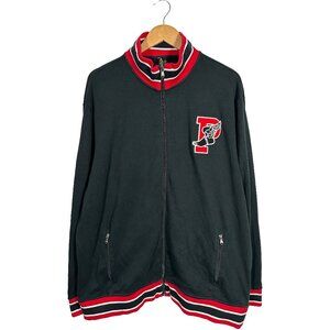 Polo Ralph Lauren Stadium P-Wing Track Jacket Size XXL Black/Red